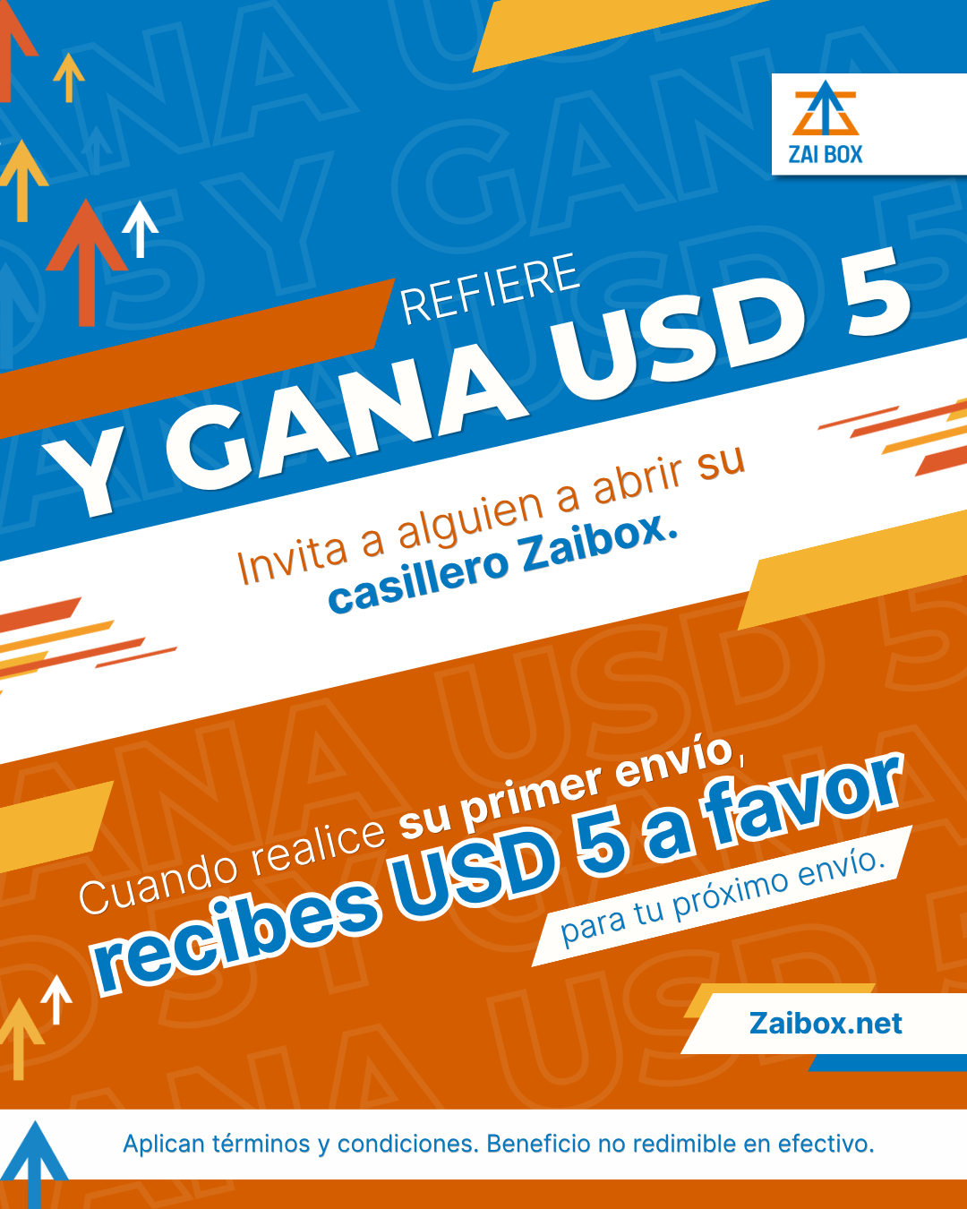 Programa de referidos Zaibox: refiere y gana USD 5